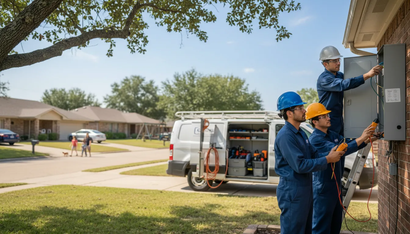 Certified electrician providing emergency electrical services in North Valley, NM